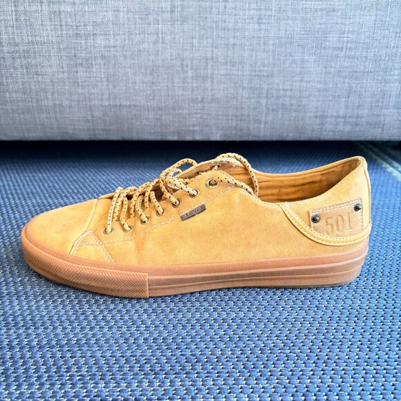 Levi’s 501 Tan Low-Top Sneakers Men’s 10 - Pre-owned - Picture 10 of 14